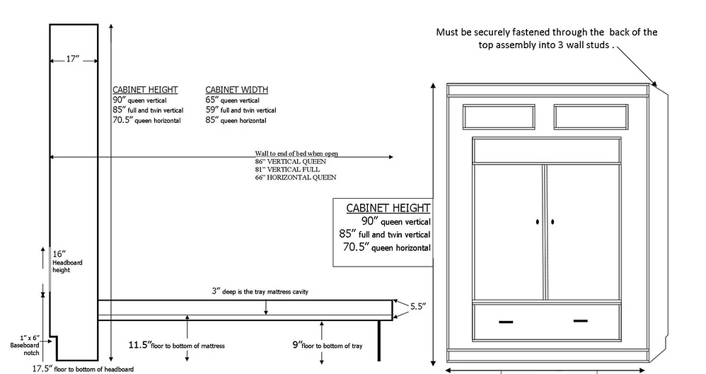 Hiddenbed of Oregon Bristol Murphy Bed Portland